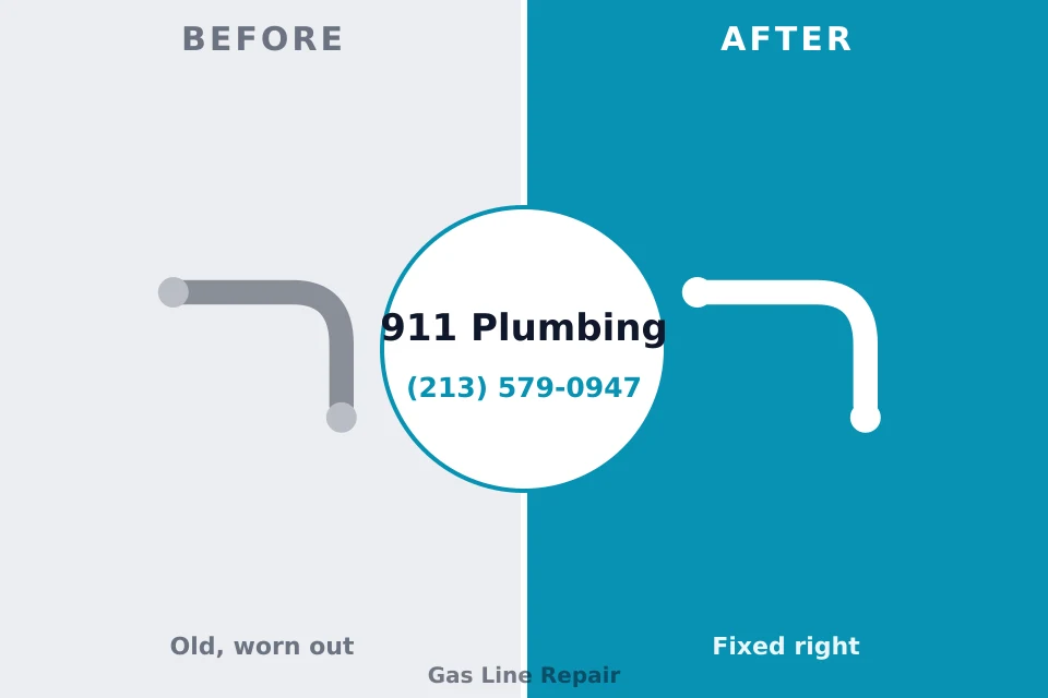 Before and after: plumbing repair Zumbrota, MN